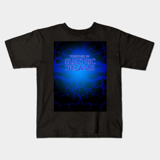 electric Kids T-Shirt by gorgeouspot